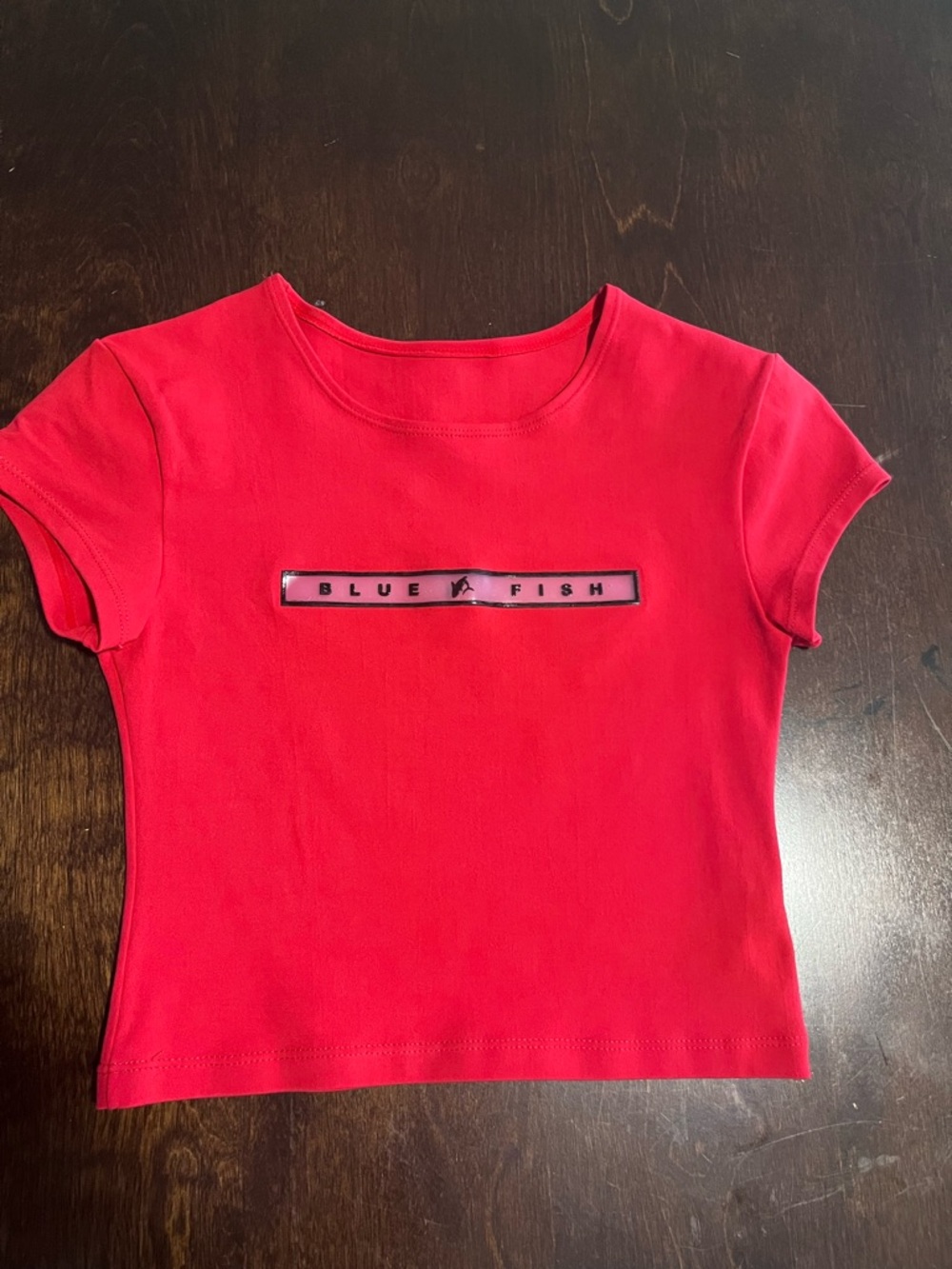 Blue Fish Red Short Sleeve Tee